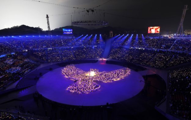 peace Cerimônia de abertura dos Jogos Olímpicos de Inverno em PyeongChang 2018 (COI).